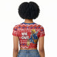 Harriet Tubman Christmas Raglan Cropped T shirt Pattern We Out African American