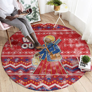 Harriet Tubman Christmas Round Carpet Pattern We Out African American