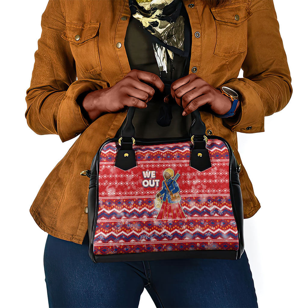 Harriet Tubman Christmas Shoulder Handbag Pattern We Out African American