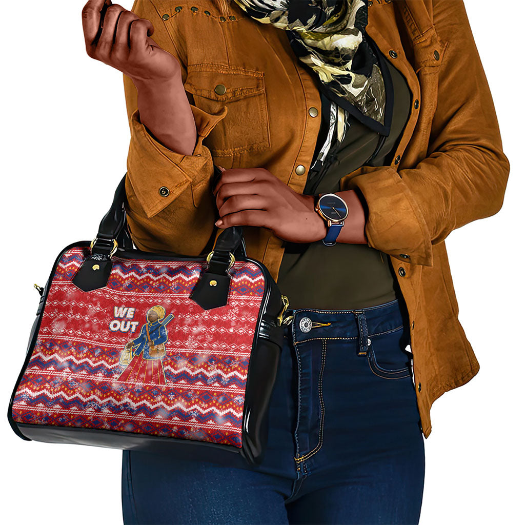 Harriet Tubman Christmas Shoulder Handbag Pattern We Out African American