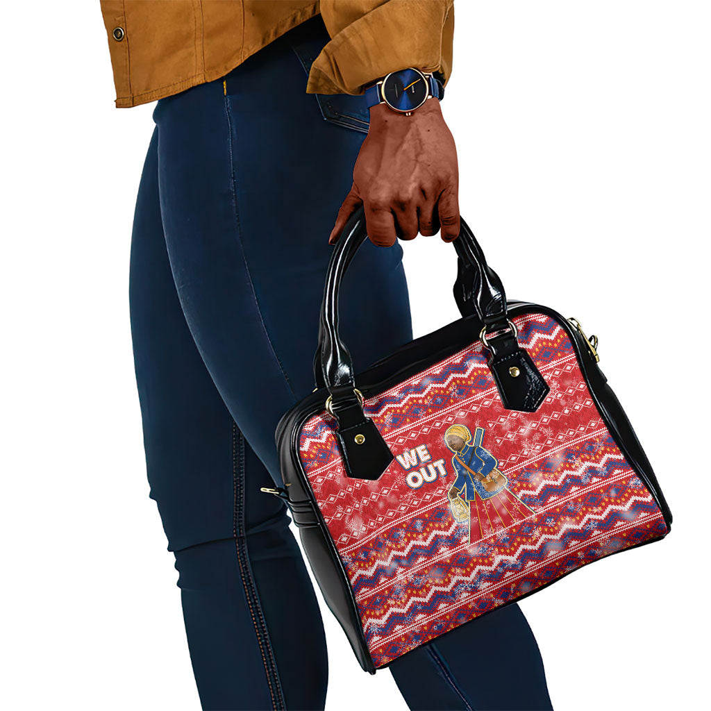 Harriet Tubman Christmas Shoulder Handbag Pattern We Out African American