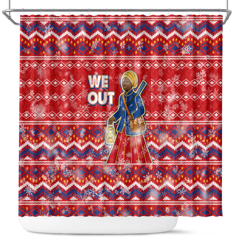 Harriet Tubman Christmas Shower Curtain Pattern We Out African American