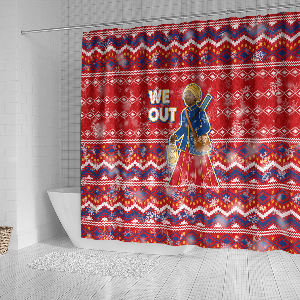 Harriet Tubman Christmas Shower Curtain Pattern We Out African American