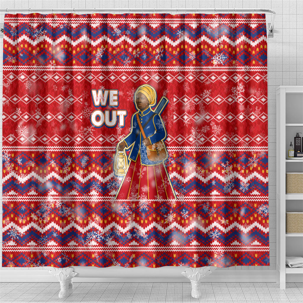Harriet Tubman Christmas Shower Curtain Pattern We Out African American