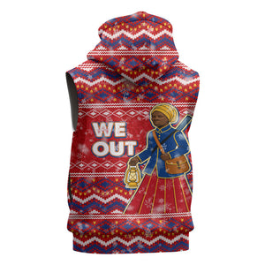 Harriet Tubman Christmas Sleeveless Zip Hoodie Pattern We Out African American