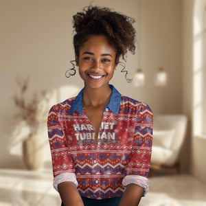 Harriet Tubman Christmas Women Casual Shirt Pattern We Out African American
