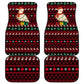 Guinea Christmas Car Mats Festive Dove String Lights and Red Black Holiday - African Pride