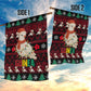 Guinea Christmas Garden Flag Festive Dove String Lights and Red Black Holiday - African Pride