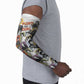 Black History Fight Like A Girl Arm Sleeves African Feminist Icons and Bold Retro Art Style - African Pride