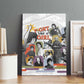 Black History Fight Like A Girl Canvas Wall Art African Feminist Icons and Bold Retro Art Style - African Pride