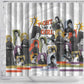 Black History Fight Like A Girl Shower Curtain African Feminist Icons and Bold Retro Art Style - African Pride