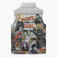 Black History Fight Like A Girl Sleeveless Puffer Jacket African Feminist Icons and Bold Retro Art Style - African Pride