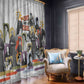 Black History Fight Like A Girl Window Curtain African Feminist Icons and Bold Retro Art Style - African Pride