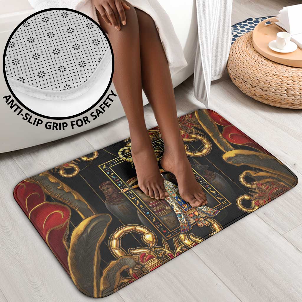 Serket Ancient Egyptian Bathroom Set with Canopic Jars and Scorpion Motif in Protection