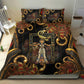 Serket Ancient Egyptian Bedding Set with Canopic Jars and Scorpion Motif in Protection