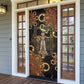 Serket Ancient Egyptian Door Cover with Canopic Jars and Scorpion Motif in Protection