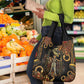 Serket Ancient Egyptian Grocery Bag with Canopic Jars and Scorpion Motif in Protection