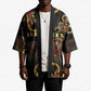 Serket Ancient Egyptian Kimono with Canopic Jars and Scorpion Motif in Protection