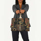 Serket Ancient Egyptian Leather Bag with Canopic Jars and Scorpion Motif in Protection
