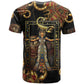 Serket Ancient Egyptian T shirt with Canopic Jars and Scorpion Motif in Protection