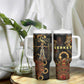 Serket Ancient Egyptian Tumbler With Handle with Canopic Jars and Scorpion Motif in Protection