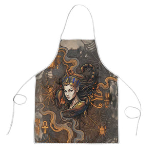 Serket Egyptian Apron Jeweled Scorpion and Cobweb Motif in Mystical Egyptian