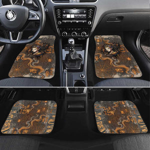 Serket Egyptian Car Mats Jeweled Scorpion and Cobweb Motif in Mystical Egyptian