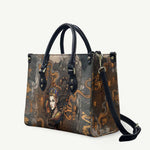 Serket Egyptian Leather Bag Jeweled Scorpion and Cobweb Motif in Mystical Egyptian