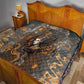 Serket Egyptian Quilt Jeweled Scorpion and Cobweb Motif in Mystical Egyptian