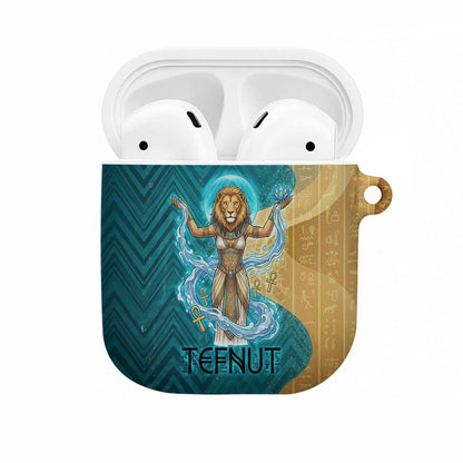 Tefnut Ancient Egyptian AirPods Case with Water Drop and Lion Symbol
