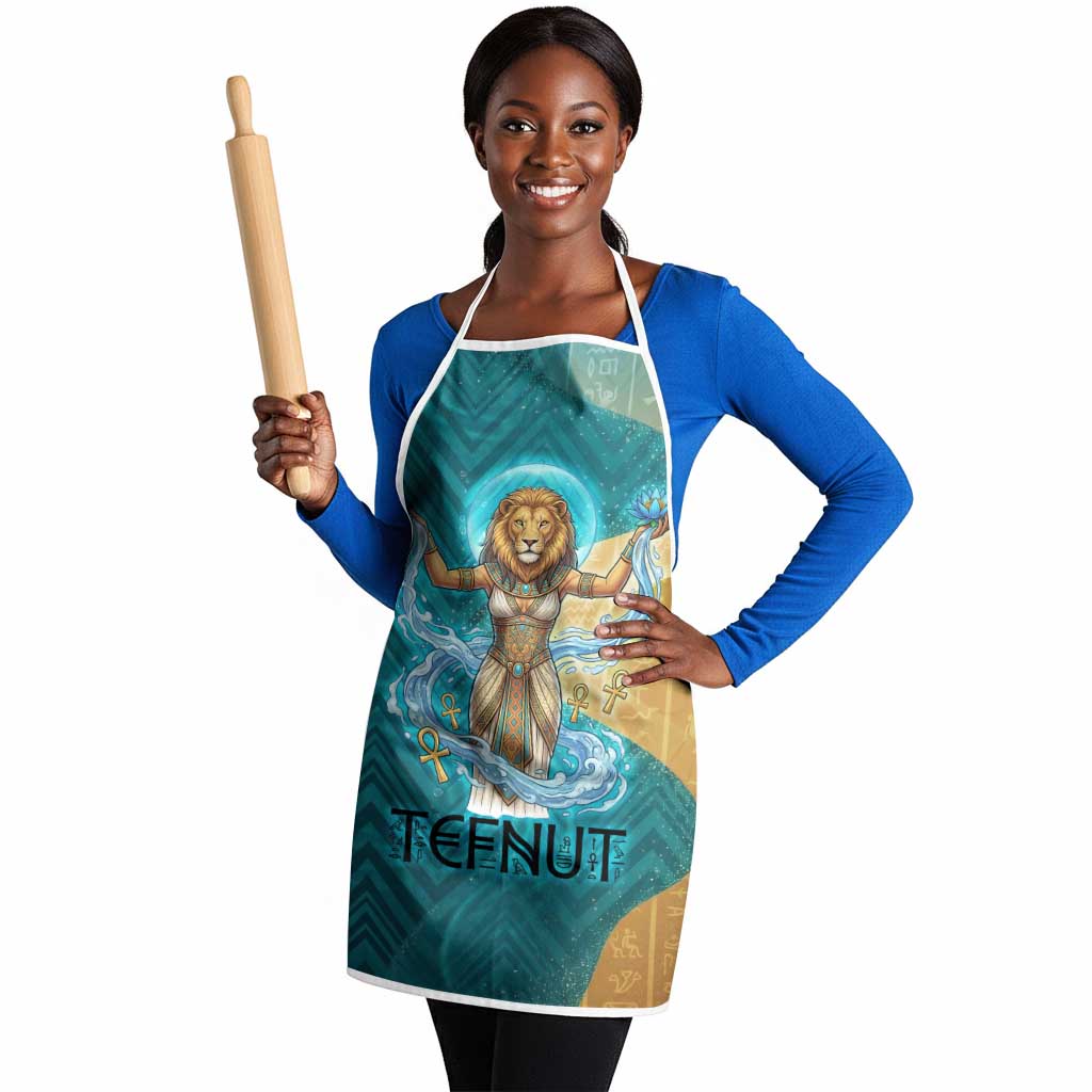 Tefnut Ancient Egyptian Apron with Water Drop and Lion Symbol