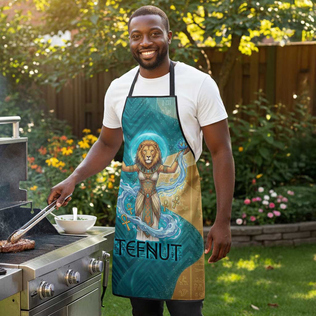 Tefnut Ancient Egyptian Apron with Water Drop and Lion Symbol