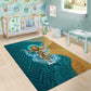 Tefnut Ancient Egyptian Area Rug with Water Drop and Lion Symbol