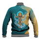 Tefnut Ancient Egyptian Baseball Jacket with Water Drop and Lion Symbol