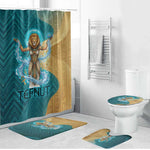 Tefnut Ancient Egyptian Bathroom Set with Water Drop and Lion Symbol