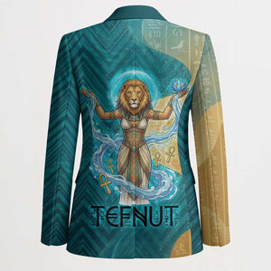 Tefnut Ancient Egyptian Blazer with Water Drop and Lion Symbol