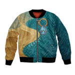 Tefnut Ancient Egyptian Bomber Jacket with Water Drop and Lion Symbol