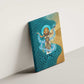 Tefnut Ancient Egyptian Canvas Wall Art with Water Drop and Lion Symbol