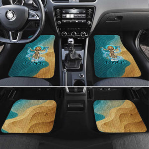 Tefnut Ancient Egyptian Car Mats with Water Drop and Lion Symbol