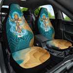 Tefnut Ancient Egyptian Car Seat Cover with Water Drop and Lion Symbol