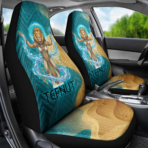 Tefnut Ancient Egyptian Car Seat Cover with Water Drop and Lion Symbol