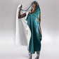 Tefnut Ancient Egyptian Hooded Blanket with Water Drop and Lion Symbol