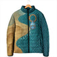 Tefnut Ancient Egyptian Padded Jacket with Water Drop and Lion Symbol
