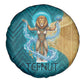 Tefnut Ancient Egyptian Spare Tire Cover with Water Drop and Lion Symbol