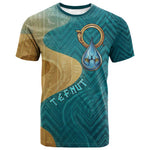 Tefnut Ancient Egyptian T shirt with Water Drop and Lion Symbol