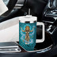 Tefnut Ancient Egyptian Tumbler With Handle with Water Drop and Lion Symbol