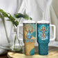 Tefnut Ancient Egyptian Tumbler With Handle with Water Drop and Lion Symbol