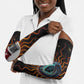 Wadjet Fiery Serpent Arm Sleeves Egyptian Ankh Symbol in Dark Flame Protector Theme