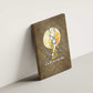 Wosret Egyptian Canvas Wall Art with Golden Scepter and Archer Motif in Ancient Protector