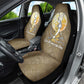 Wosret Egyptian Car Seat Cover with Golden Scepter and Archer Motif in Ancient Protector